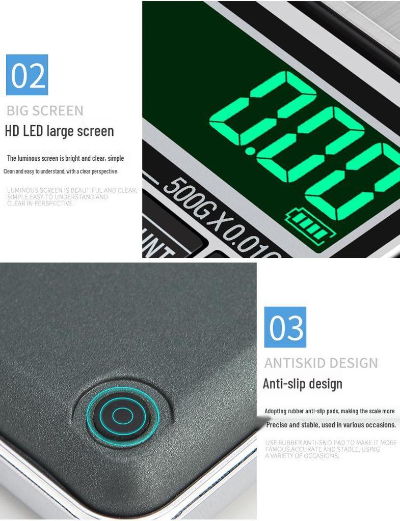 USB Portable Jewelry Scale 0.01g Precision Palm Pocket Balance