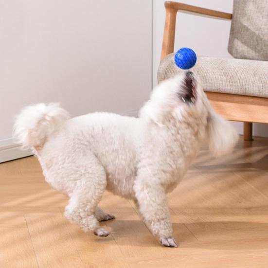 Жесткая игрушка для жевания собак Неразрушимый жевательный мяч для собак для агрессивных любителей жевать Интерактивная пищащая игрушка-мяч для больших и средних собак