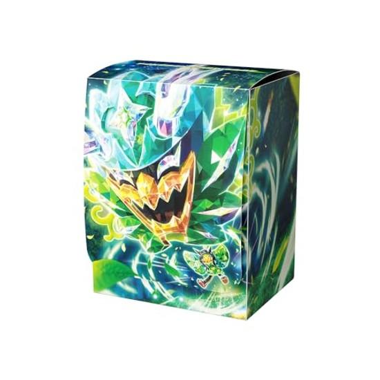 Кейс для колоды Pokemon Card Game Terastal Orgapon Зеленое лицо