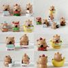 Capybara Stress Toy Pvc Material With Portable Desktop Ornament For Relaxation And Gift