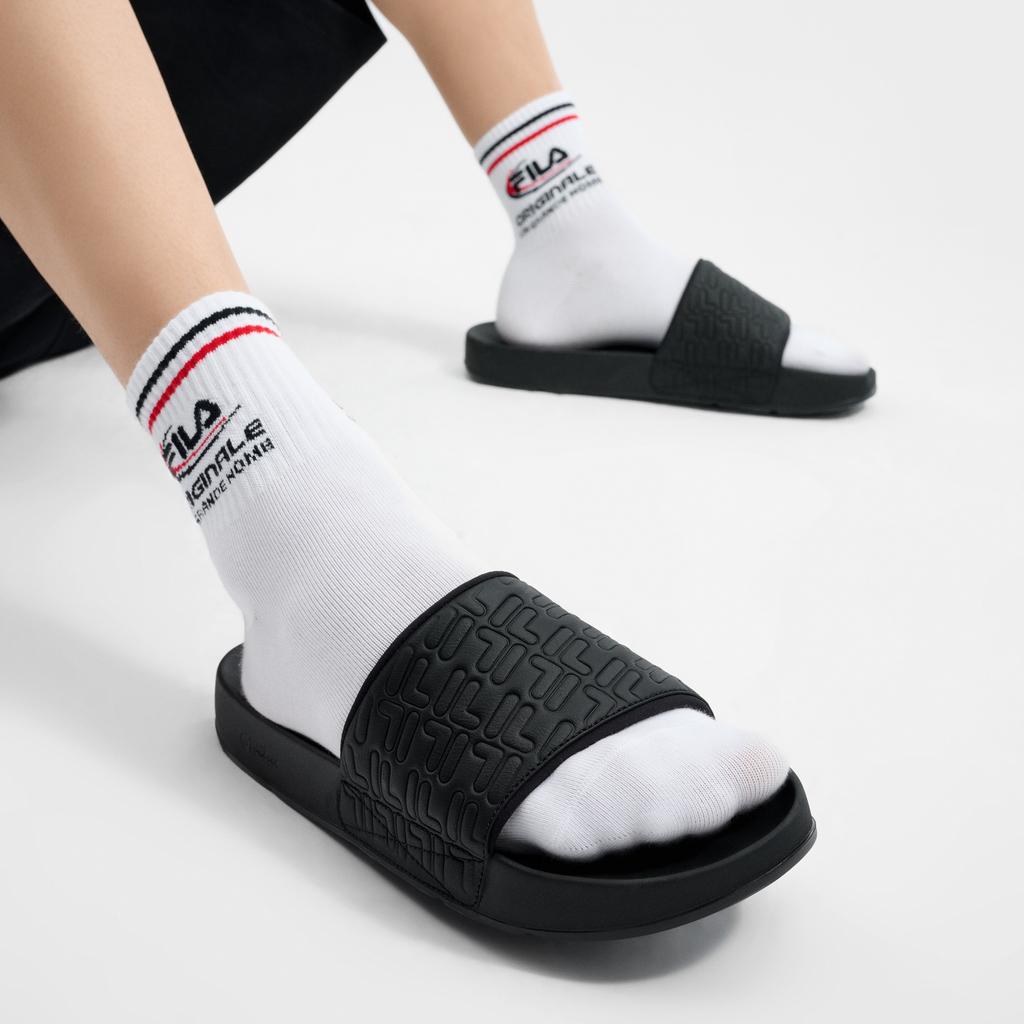 Fila Drifter Ретро Мода Универсальные Удобные Повседневные Сандалии Слипоны Мужская Обувь Черные F12M422504FBK