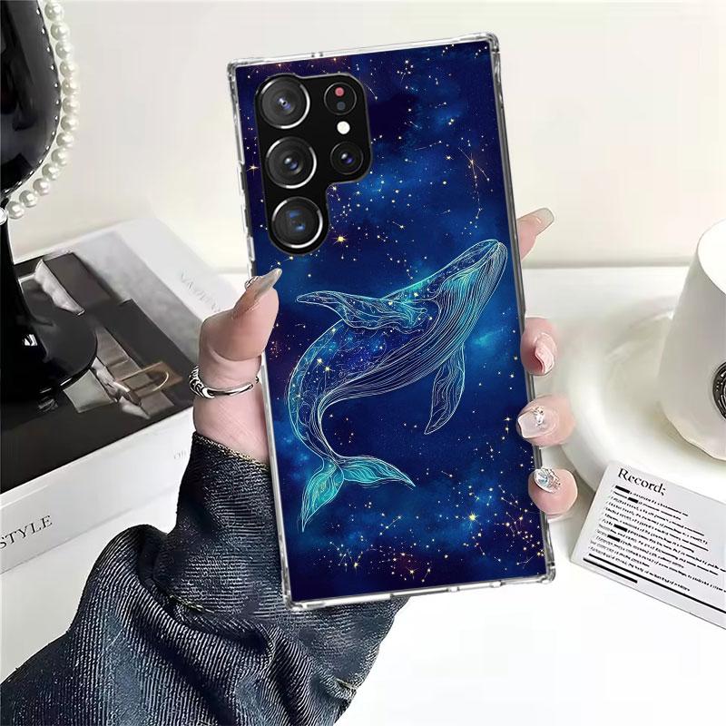 Горбатый кит Морской гигант Для Samsung Galaxy Note 20 Ultra 9 8 10 Pro Чехол для телефона S10E S10 Lite S9 Plus S8 + S7 Edge A6 A7 A8 J4 J