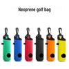 Неопреновый чехол для мячей для гольфа с крючком - Портативная защитная сумка для хранения
