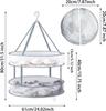 Сетчатая сушилка, подвесная сушилка, складная сушилка для носков, двухъярусная сетевая корзина, стойки для свитеров, игрушек, носков, трав, для улицы, дома