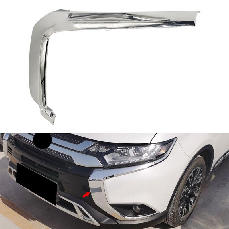 Для Mitsubishi Outlander 2016 2017 2018 2019 2020 2025 Передний бампер Противотуманная фара Хромированная декоративная накладка Автомобильные аксессуары