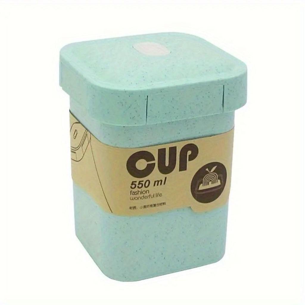 550 мл герметичная суповая чашка с крышкой, офисная банка для супа, можно использовать в микроволновой печи и переносить