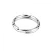 50PCS Tool Connectors Clasps Split Key Ring Stainless Steel KeyChain Loop Hoop