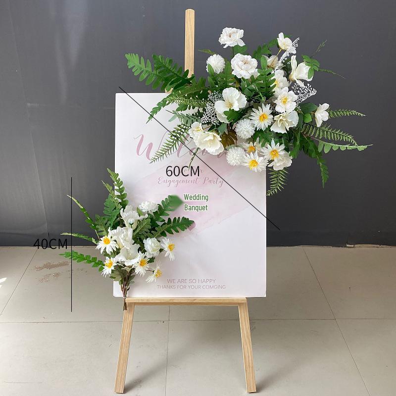 Искусственный Цветочный Декор для Свадебного Места Проведения: для Дорожки, Сцены и Банкетного Зала