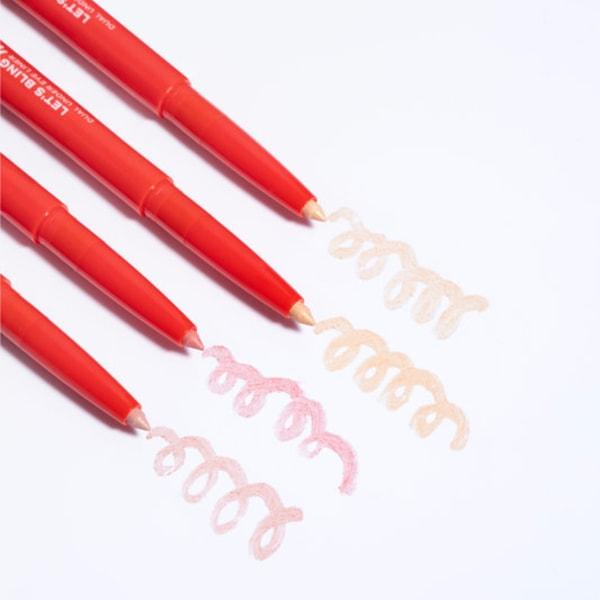 Merge Let’S Bling Dual Aegyo Sal Liner Peach Coral Pearl