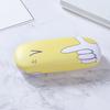 Hard Leather Spectacle Cases Cute Pattern Eyewear Protector Fashion Glasses Case  Men