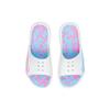 Li Ning Lnbb Slide Silent One Strap Sandals Women Sandals White Blue ABTS004-3