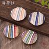 New Round Geometric Line Enamel Color Magnetic Brooch Out of the Street Banquet Women's Multi-functional Versatile Brooch