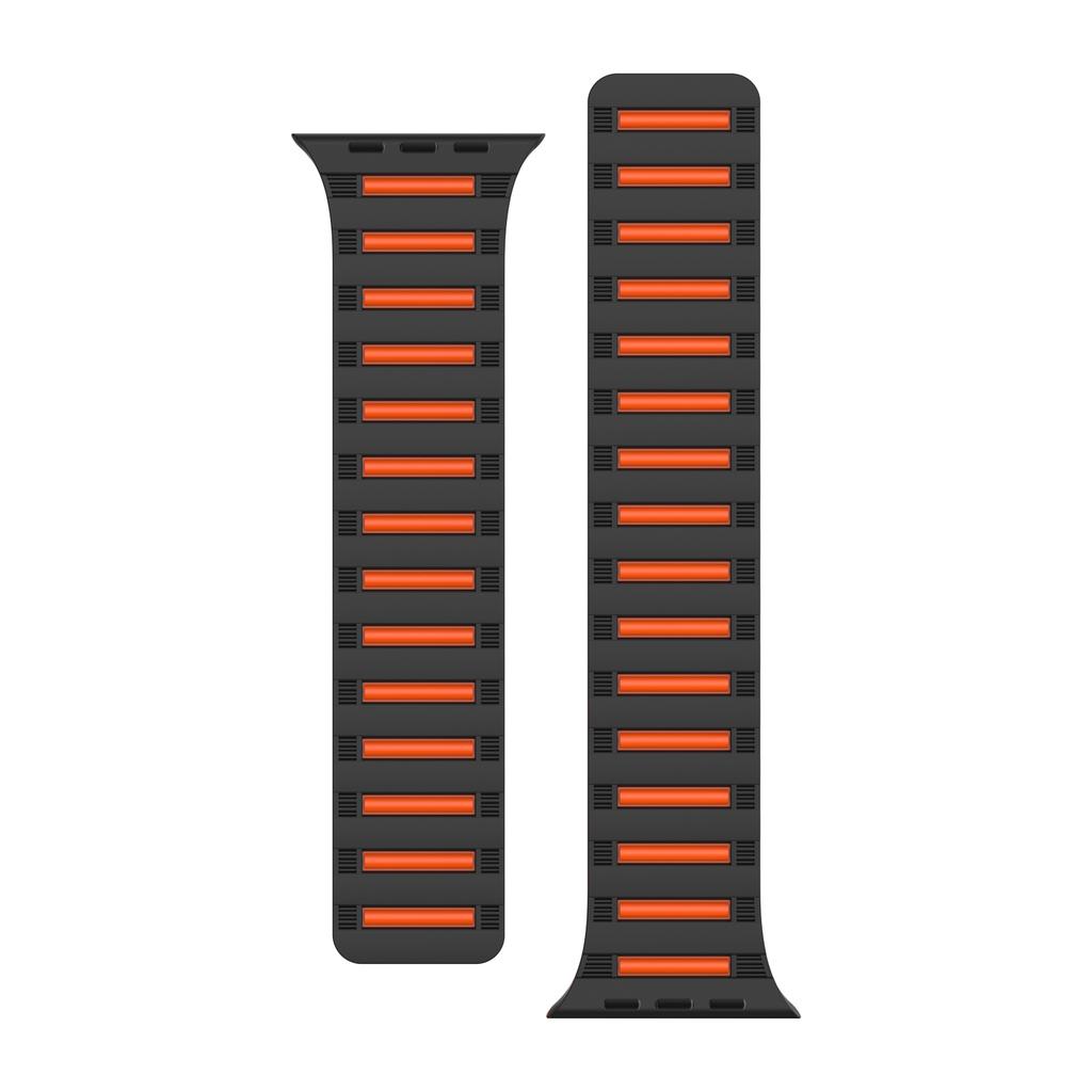 Магнитный ремешок для Apple Watch Series 10 Ultra 9 8 7 SE 6 5 4 3 2 1 46 мм 49 мм 45 мм 44 мм 42 мм Силиконовый ремешок для часов