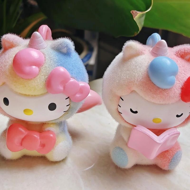В наличии Настоящая Sanrio Hello-Kitty Мечтательное Приключение Милая Серия Бобы Шкатулка-Сюрприз Модные Игрушки Милые Подарки Для Девочек Сюрпризы