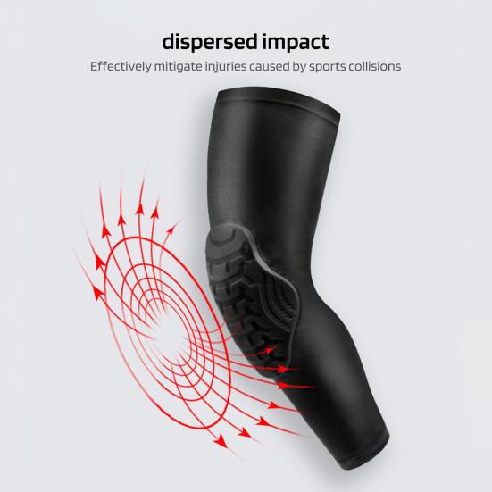 Спортивный наколенник, дышащий баскетбольный наколенник, сотовый защитный бампер, бандаж, защитный наколенник
