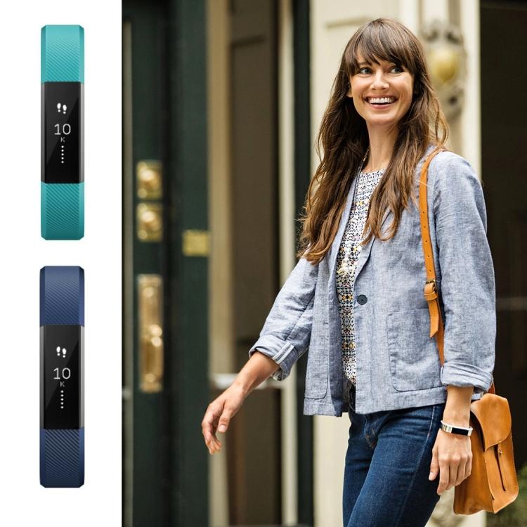 Для часов Fitbit Alta, силиконовый ремешок с косой текстурой, большой размер, длина: около 22см
