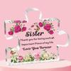 Gifts for Mom Unique Mothers Day Engraved Acrylic Puzzle-Shape Plaque Desk Decoration Gift for Mom Birthday Christmas