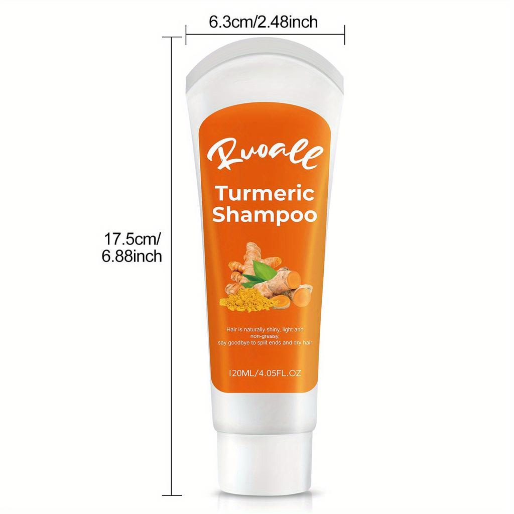 Шампунь с куркумой очищает и устраняет сухость волос