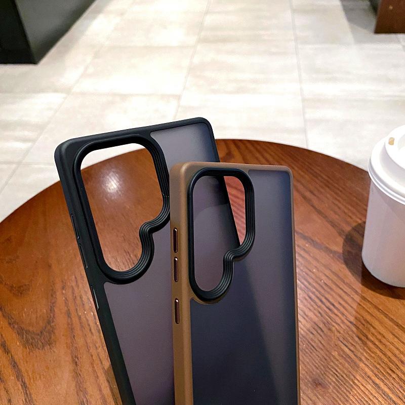 Подходит для чехла для телефона Samsung S25ultra Phantom Матовый на ощупь как кожа S25Plus Противоударный Высококлассный Защита от отпечатков пальцев Чехол S25