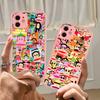 Famous Luxurious P-paul F-frank For iPhone 16 15 14 13 12 11 Pro Max X XS MAX Plus Translucent Black Phone Cover