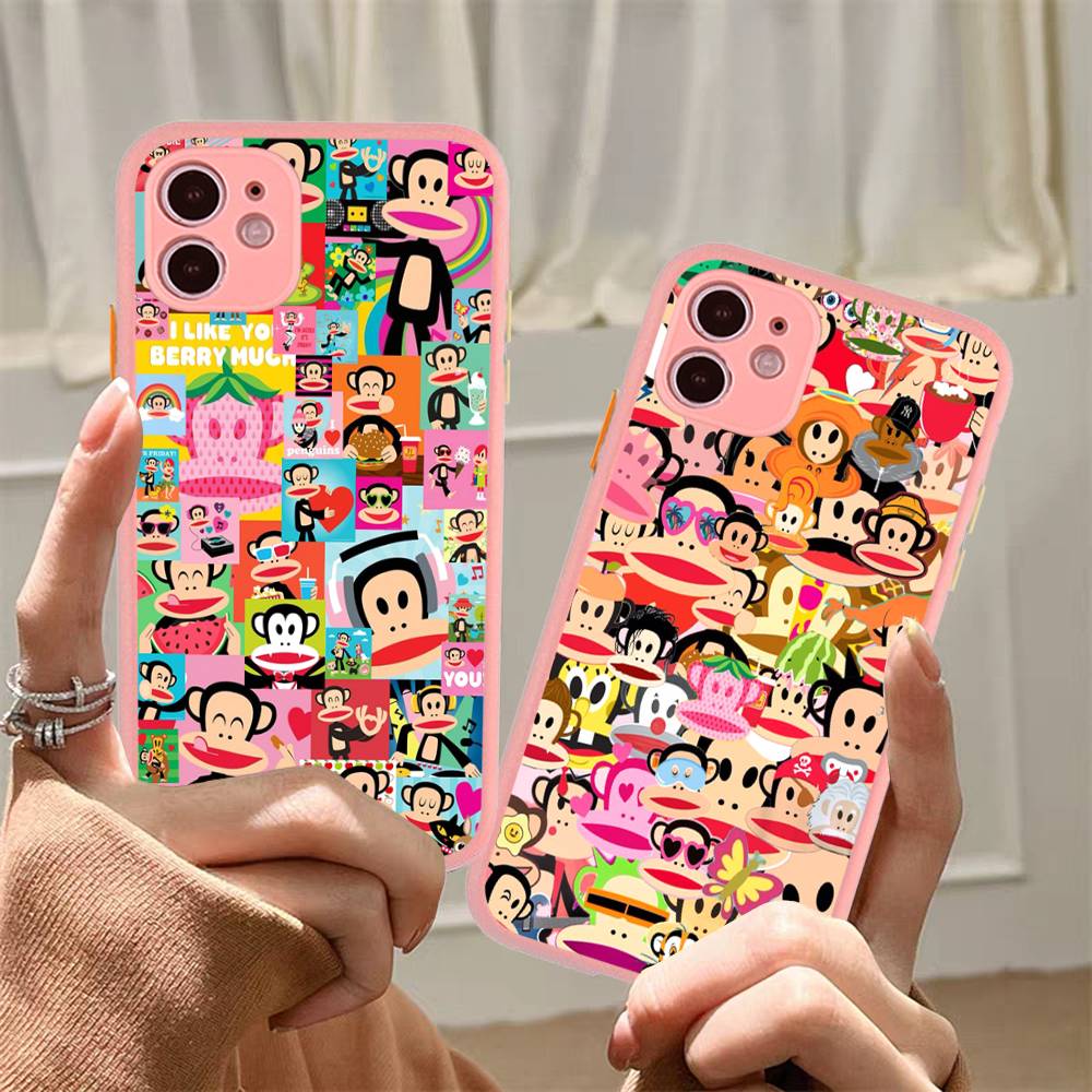 Famous Luxurious P-paul F-frank For iPhone 16 15 14 13 12 11 Pro Max X XS MAX Plus Translucent Black Phone Cover