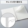 Soft Ring Notebook Clear 80-Sheet A5 Dot-Grid Ruled Clear -SV538WT-T