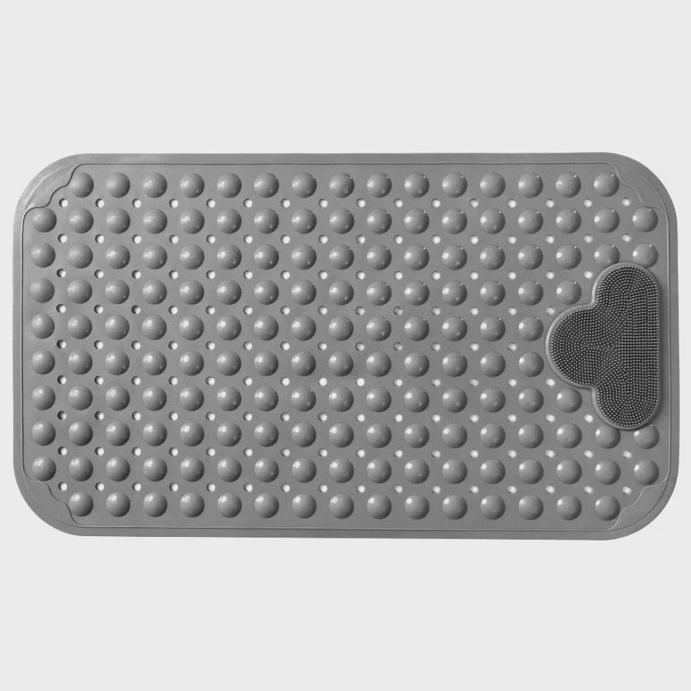 Non-Slip TPE Suction Cup Bath Mat for Shower or Tub