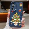Case For Samsung Galaxy S25 S24 FE S23 Ultra A56 A16 A17 A36 A26 A55 A15 A25 A54 5G S22 Ultra Soft TPU Phone Cover Cartoon Christmas Tree Case Cover