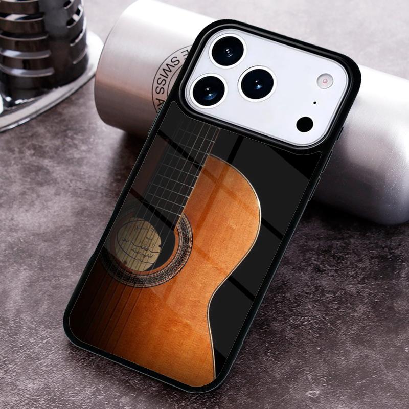 Мягкий чехол для телефона с рисунком музыкальной скрипки и гитары для iPhone 17 16 15 Pro Max Air 14 13 12 11 Plus Ударопрочный чехол Capa Cover
