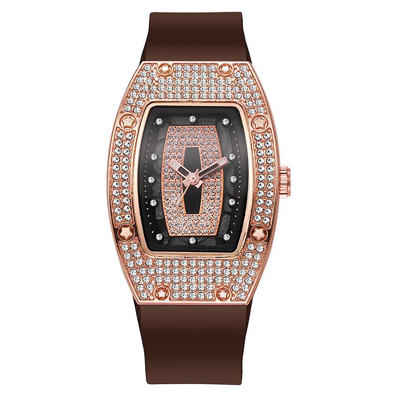 Stylish Women Quartz Wristwatch With Mineral Glass Mirror For Daily Use