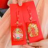 Cartoon Car Hanger Chinese Style Good Luck Amulet Key Chain Lucky Sachet Pendant  Good Lucky