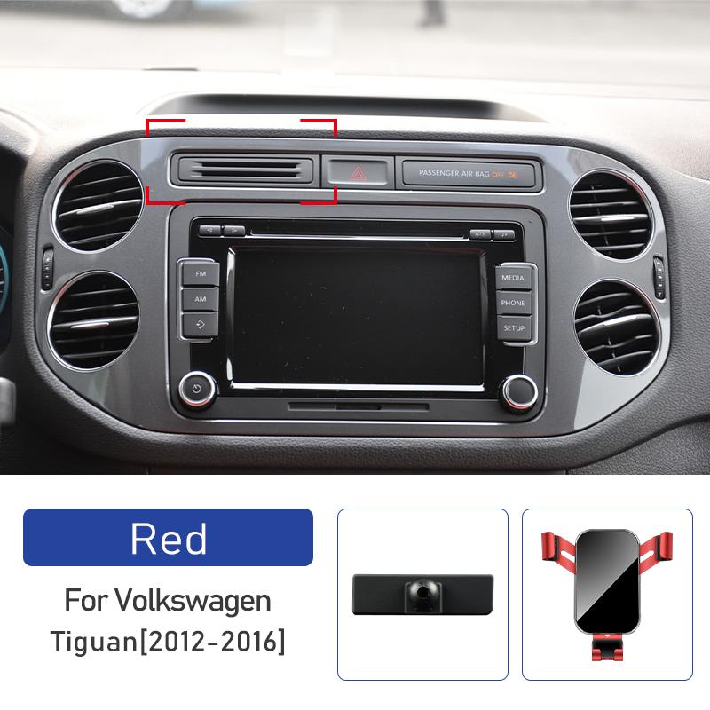 Автомобильный держатель для мобильного телефона для Volkswagen VW Tiguan 2012 2013 2014 2015 2016, вращающийся на 360 градусов, специальное крепление-подставка для GPS