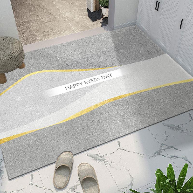 Грязеотталкивающий коврик для входной двери, мягкий кухонный коврик, нескользящий протектор пола, приветственный коврик