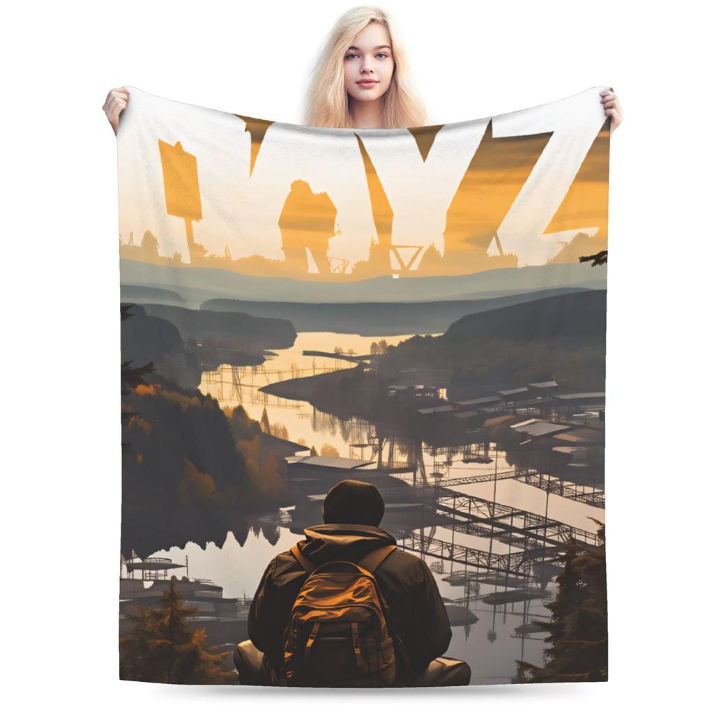 Пледы DayZ Качество Супер Мягкий Плед Зимний Студенты Гостиная Эстетичный Покрывало