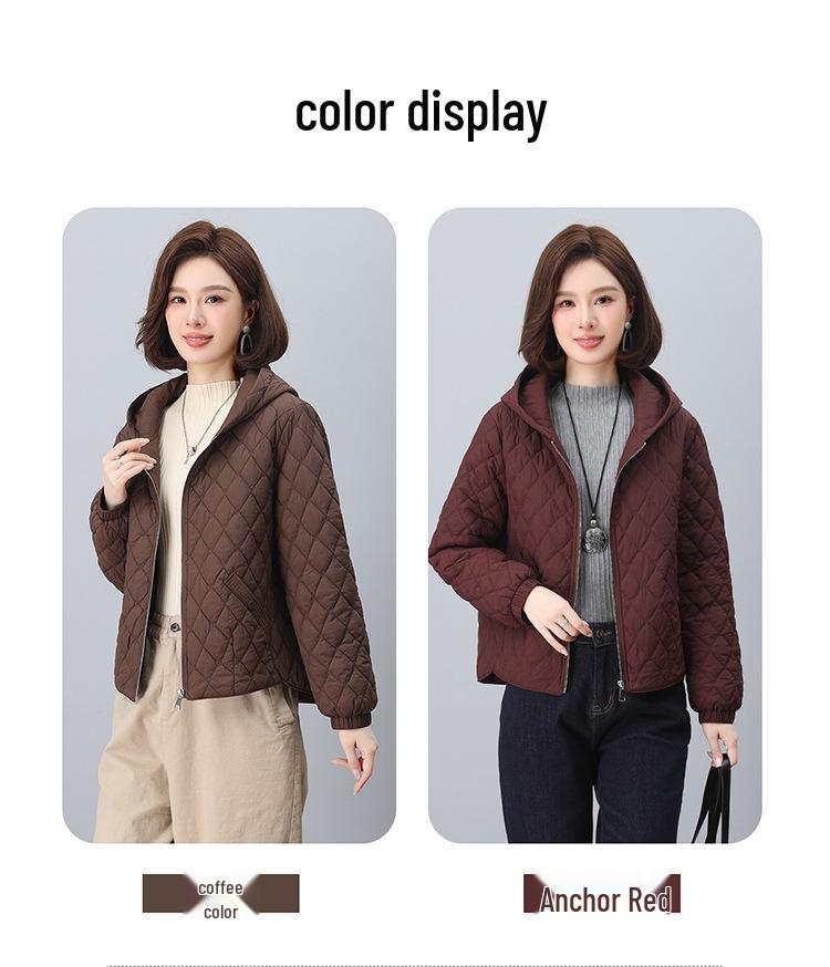 Women's Winter Cotton-Padded Jacket: Fashionable, Thickened Coat for Moms and Seniors 2024