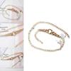 Metal Chain Waist Belt For Women Fashion Accessory With Round Buckle For Casual And Office Looks
