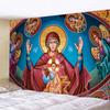 Фрески церкви Христа Психоделические сцены Домашний декор Арт-гобелены Хиппи Бохо Таро Ангелы Красивая комната Декор стен Настенное панно