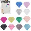 30PCS Diamond-Shaped Solid Color Iron On Patches Hats Bags Clothes Embroidered Patches Repair Decor Applique Patches