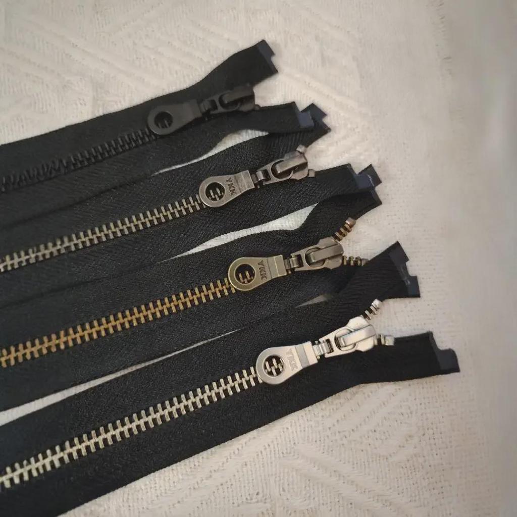 YKK №. 5 Металлическая молния с двумя замками для курток и свитеров