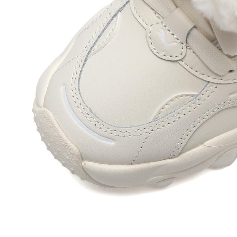 PUMA Pulsar Wedge Abrasion Resistant Low top Chunky Sneakers Women's White 400977-01