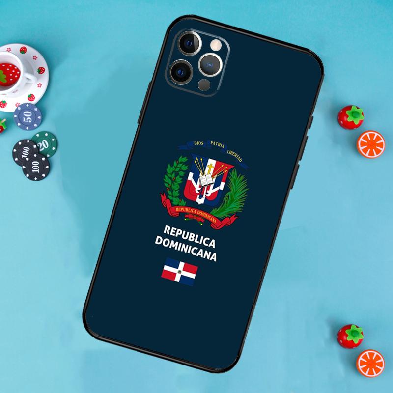 Dominican Republic Flag Phone Case For iPhone 17 Air 14 16 15 11 12 13 Pro Max 12 13 mini 15 16 Plus 16e Cover Funda