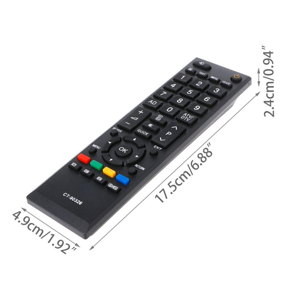 Универсальный Черный Пульт Дистанционного Управления Для Toshiba CT-90326 CT-90380 CT-90336 CT-90351 RCTV Замена
