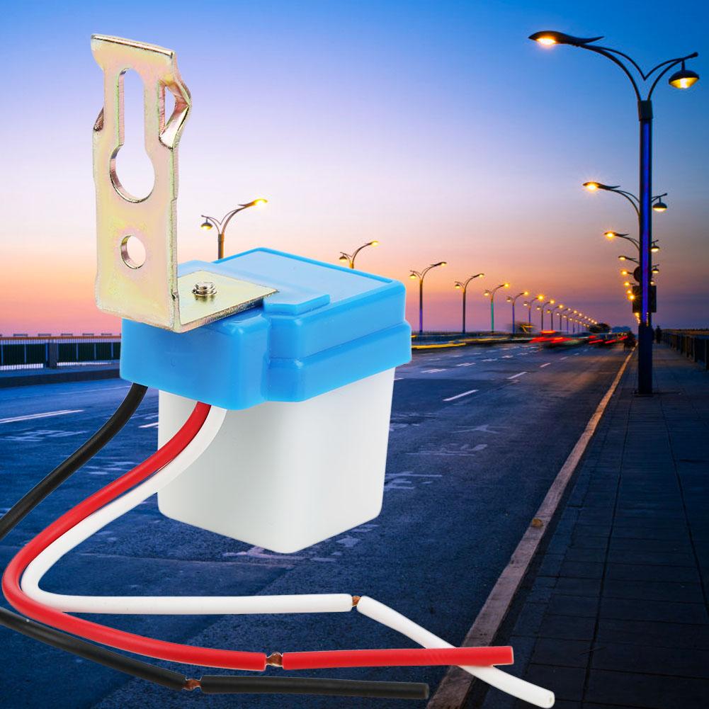2Pcs Street Light Switch Automatic High Quality Sensor Switch for Factories Gardens 24V