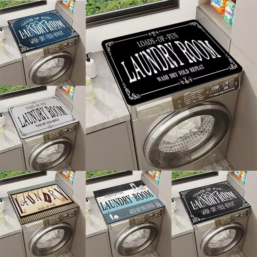 Противоскользящий коврик для стиральной машины с барабаном, пылезащитная салфетка для холодильника, предметы домашнего обихода