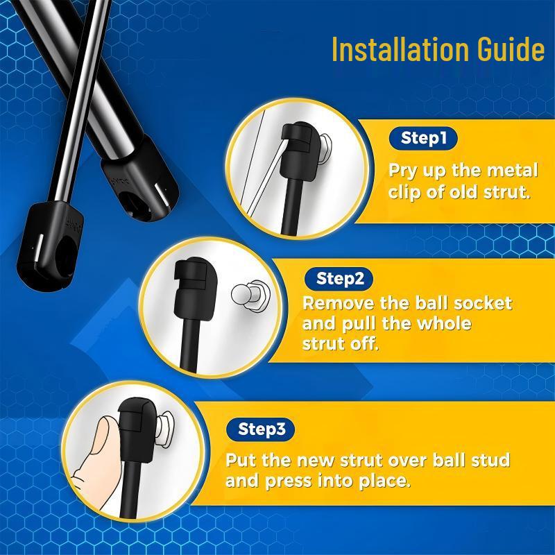 Compatible Hydraulic Hood Rod for 2018+ Jeep Wrangler JL & 2023 Model