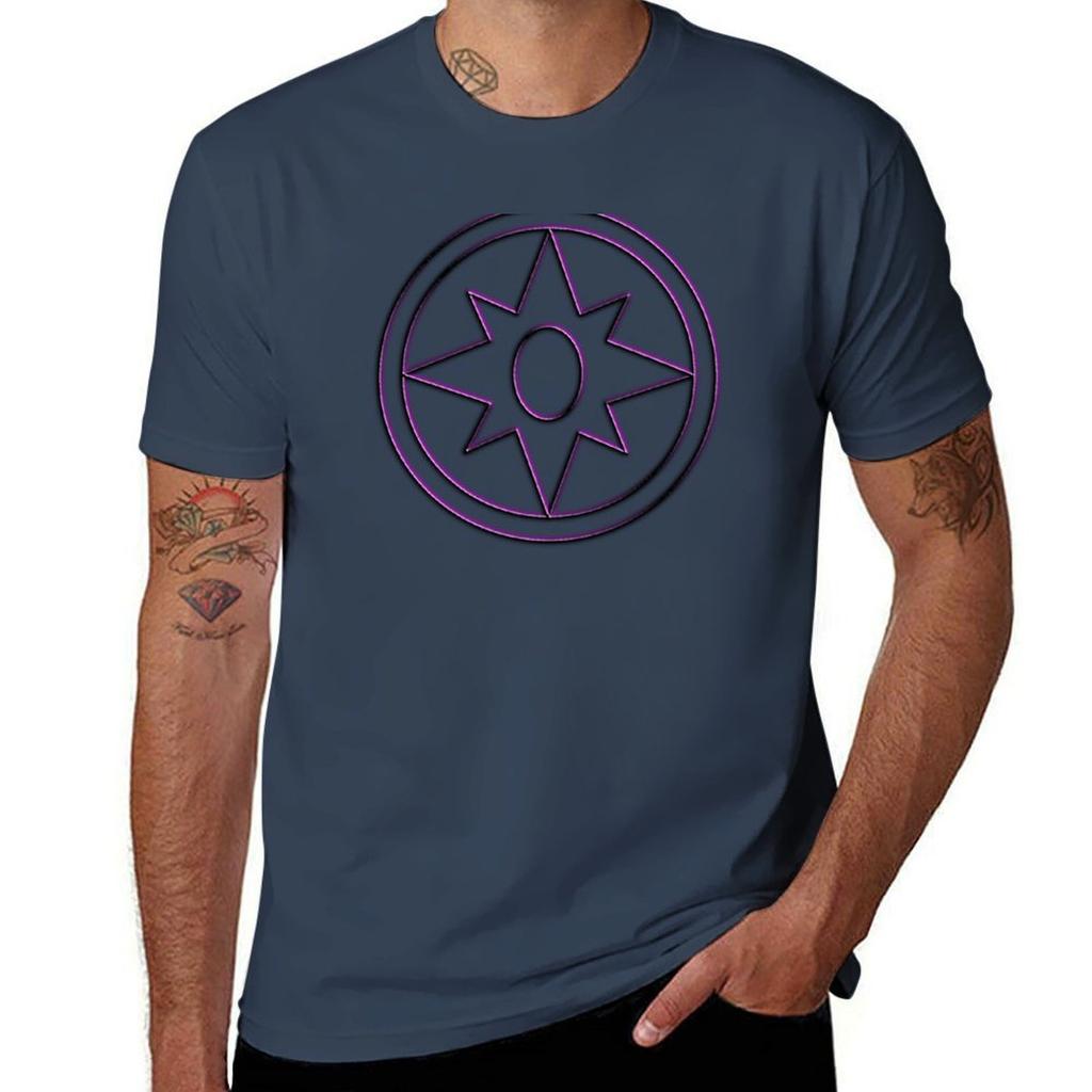 Embossed Violet Lantern Symbol TShirt Moisture Wicking Athletic TShirt