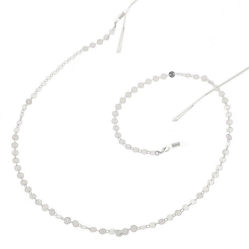 Веревочка для очков противоскользящая и защищающая от падения, многоцелевая цепочка для маски, модная цепочка для очков с пайетками ручной работы