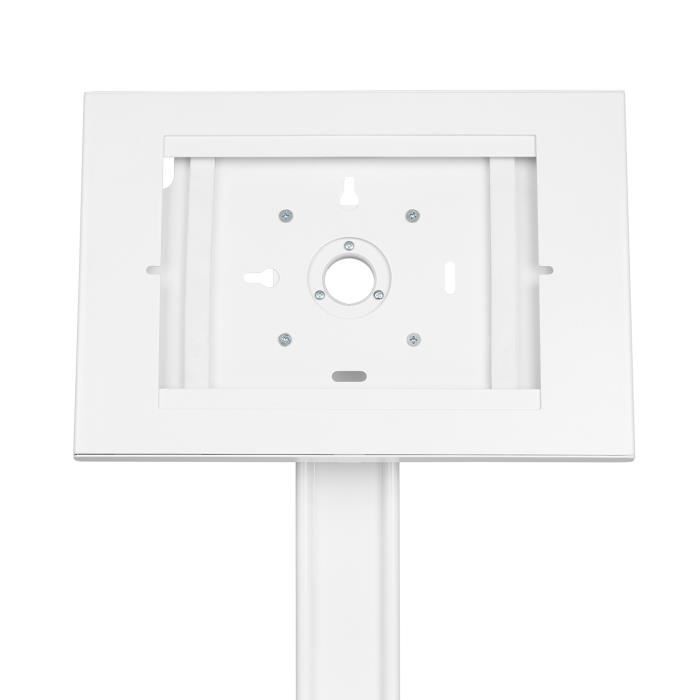 Support de tablette antivol compatible avec 9.7"/10.2", ipad, 10.5", ipad air/ipad pro, 10.1", samsung galaxy, tab a (2019) (blanc)