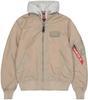 Демисезонная куртка Alpha Industries MA-1 TT Hood (196108) vintage sand