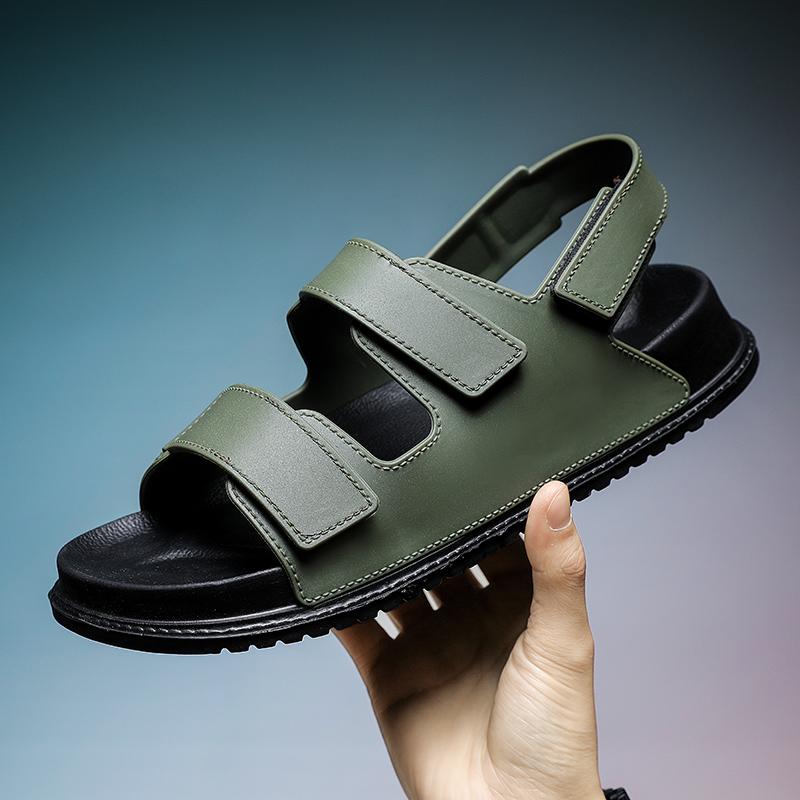 39-45 Модные летние мужские сандалии для отдыха на природе пляжная обувь для мальчиков повседневные дизайнерские сандалии для мальчиков роскошные нескользящие мужские туфли бесплатная доставка